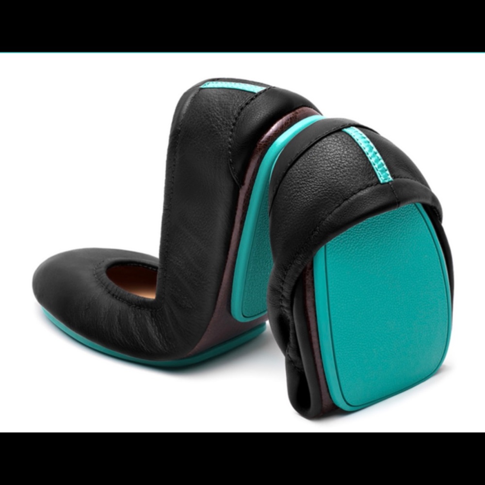 Matte Black Tieks Ballet Flats - Size 8